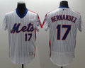 Custom Fan-Made Keith Hernandez New York Mets #17 White Baseball Jersey