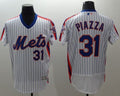 Custom Fan-Made Mike Piazza New York Mets #31 White Baseball Jersey