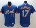 Custom Fan-Made Keith Hernandez Royal/Gray Cooperstown New York Mets #17 Baseball Jersey