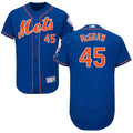 Custom Fan-Made Tug McGraw New York Mets #45 Blue Baseball Jersey