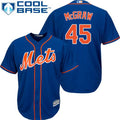 Custom Fan-Made Tug McGraw New York Mets #45 Blue Baseball Jersey