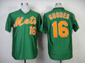 Custom Fan-Made Dwight Gooden New York Mets #16 Green 1985 Throwback Baseball Jersey