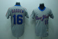 Custom Fan-Made Dwight Gooden New York Mets #16 Grey Throwback Baseball Jersey