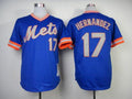 Custom Fan-Made Keith Hernandez New York Mets #17 Blue 1983 Throwback Baseball Jersey