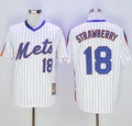 Custom Fan-Made Darryl Strawberry Blue New York Mets #18 Blue Throwback Baseball Jersey