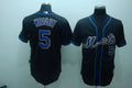 Custom Fan-Made David Wright New York Mets #5 Black Baseball Jersey