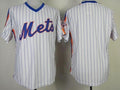 Custom Fan-Made White Throwback New York Mets Baseball Jersey New York Mets White Throwback Baseball Jersey