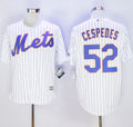 Custom Fan-Made Yoenis Cespedes New York Mets #52 White Baseball Jersey