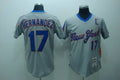 Custom Fan-Made Keith Hernandez New York Mets #17 Grey Throwback Baseball Jersey