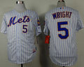 Custom Fan-Made David Wright New York Mets #5 White Baseball Jersey