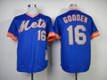 Custom Fan-Made Dwight Gooden New York Mets #16 Blue 1983 Throwback Baseball Jersey