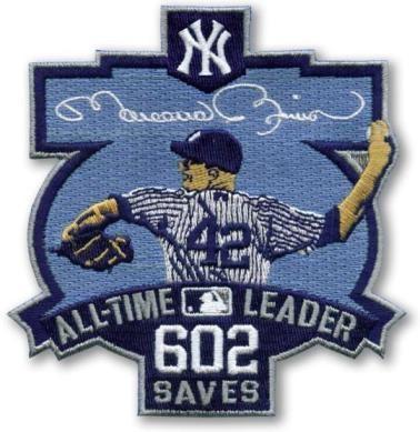 Custom Fan-Made Mariano Rivera Saves New York Yankees #42 Baseball Jersey