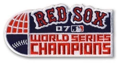 Custom Fan-Made 2007 World Series Champions Boston Red Sox Baseball Jersey Boston Red Sox Red 2007 Baseball Jersey