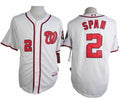 Custom Fan-Made Denard Span Washington Nationals #2 White Baseball Jersey
