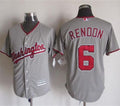 Custom Fan-Made Anthony Rendon Washington Nationals #6 Grey Baseball Jersey