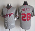 Custom Fan-Made Jayson Werth Washington Nationals #28 Grey Baseball Jersey