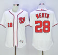 Custom Fan-Made Jayson Werth Washington Nationals #28 White Baseball Jersey