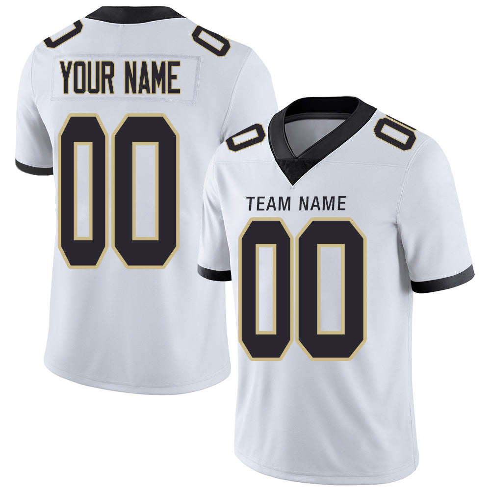 Custom white football jersey | GameDay Jerseys