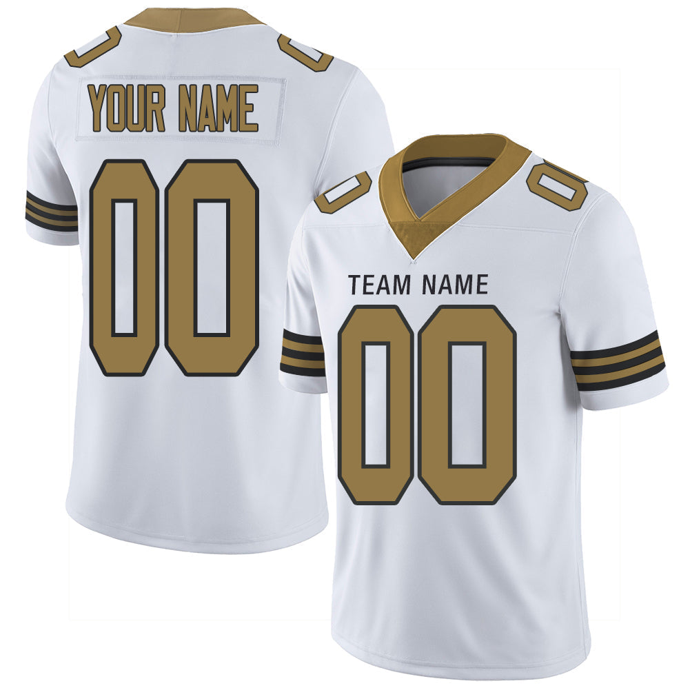 Custom white football jersey | GameDay Jerseys