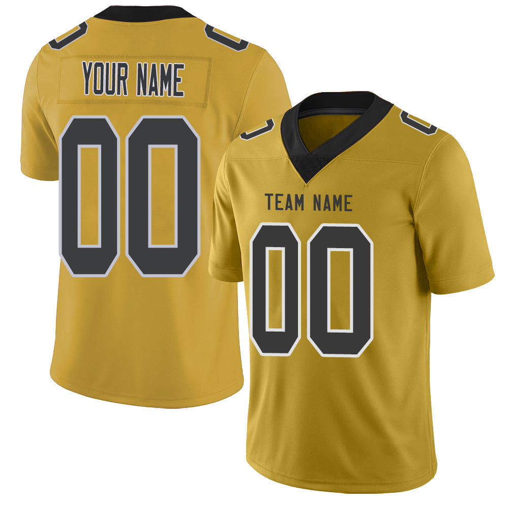 Custom gold football jersey | GameDay Jerseys