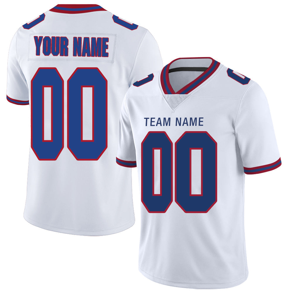 Custom white football jersey | GameDay Jerseys