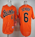 Custom Fan-Made Jonathan Schoop Baltimore Orioles #6 Orange Baseball Jersey