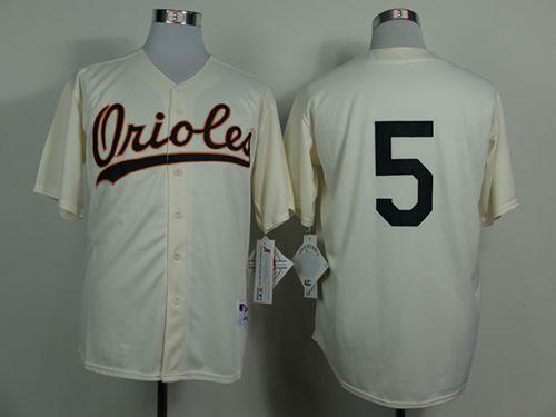 Custom Fan-Made Brooks Robinson Baltimore Orioles #5 1954 Throwback Turn Back Clock Edition Baseball Jersey