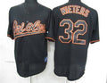 Custom Fan-Made Matt Wieters Baltimore Orioles #32 Black Baseball Jersey