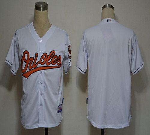 Custom Fan-Made White Baltimore Orioles Baseball Jersey Baltimore Orioles White Baseball Jersey