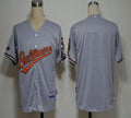 Custom Fan-Made Grey Baltimore Orioles Baseball Jersey Baltimore Orioles Grey Baseball Jersey