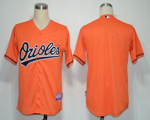 Custom Fan-Made Orange Baltimore Orioles Baseball Jersey Baltimore Orioles Orange Baseball Jersey