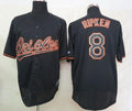 Custom Fan-Made Cal Ripken Baltimore Orioles #8 Black Baseball Jersey