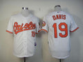 Custom Fan-Made Chris Davis Baltimore Orioles #19 White Baseball Jersey