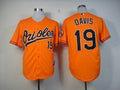 Custom Fan-Made Chris Davis Baltimore Orioles #19 Orange Baseball Jersey