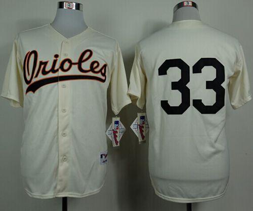 Custom Fan-Made Eddie Murray Baltimore Orioles #33 1954 Throwback Turn Back Clock Edition Baseball Jersey