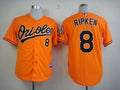 Custom Fan-Made Cal Ripken Baltimore Orioles #8 Orange Baseball Jersey