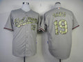 Custom Fan-Made Chris Davis Baltimore Orioles #19 Grey USMC Baseball Jersey