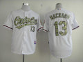 Custom Fan-Made Manny Machado Baltimore Orioles #13 White USMC Baseball Jersey
