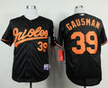 Custom Fan-Made Kevin Gausman Baltimore Orioles #39 Black Baseball Jersey