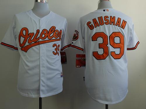 Custom Fan-Made Kevin Gausman Baltimore Orioles #39 White Baseball Jersey