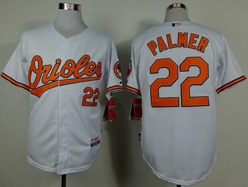 Custom Fan-Made Jim Palmer Baltimore Orioles #22 White Baseball Jersey