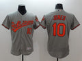 Custom Fan-Made Adam Jones Baltimore Orioles #10 Grey Baseball Jersey