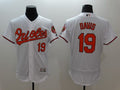 Custom Fan-Made Chris Davis Baltimore Orioles #19 White Baseball Jersey