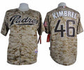Custom Fan-Made Craig Kimbrel Camo San Diego Padres #46 Baseball Jersey