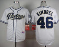 Custom Fan-Made Craig Kimbrel San Diego Padres #46 White Baseball Jersey