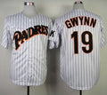 Custom Fan-Made Tony Gwynn San Diego Padres #19 Throwback Baseball Jersey