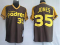 Custom Fan-Made Randy Jones Coffee San Diego Padres #35 Throwback Baseball Jersey