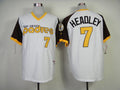 Custom Fan-Made Chase Headley San Diego Padres #7 White 1978 Throwback Turn Back Clock Edition Baseball Jersey