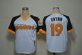 Custom Fan-Made Tony Gwynn San Diego Padres #19 White Throwback Baseball Jersey