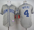 Custom Fan-Made Wil Myers San Diego Padres #4 Grey Baseball Jersey